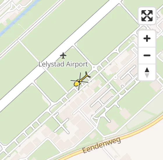 Vlucht Traumahelikopter PH-HVB van Lelystad Airport naar Lelystad Airport op dinsdag 16 juli 2024 13:59