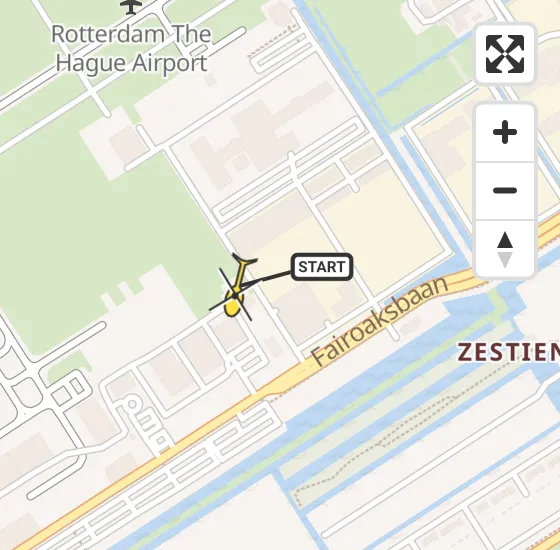 Vlucht Traumahelikopter PH-UMC van Rotterdam The Hague Airport naar Rotterdam The Hague Airport op dinsdag 16 juli 2024 21:25