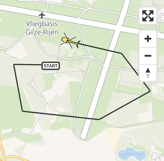 Vlucht Politiehelikopter PH-PXY van Vliegbasis Gilze-Rijen naar Vliegbasis Gilze-Rijen op woensdag 17 juli 2024 11:18