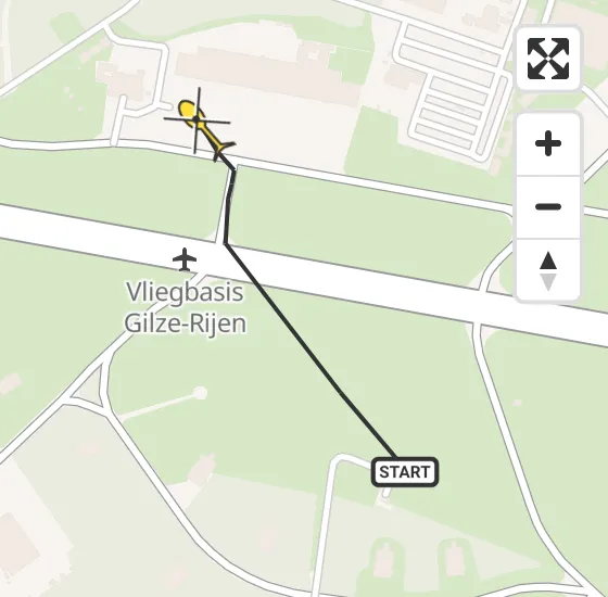 Vlucht Politiehelikopter PH-PXY van Vliegbasis Gilze-Rijen naar Vliegbasis Gilze-Rijen op woensdag 17 juli 2024 11:24