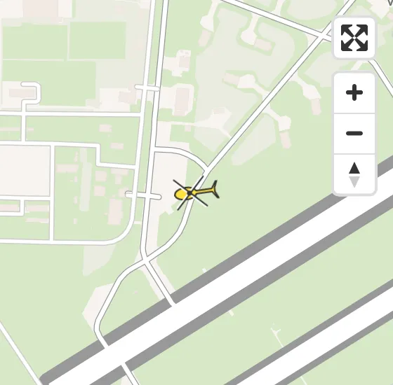 Vlucht Traumahelikopter PH-LLN van Vliegbasis Volkel naar Vliegbasis Volkel op donderdag 18 juli 2024 1:25