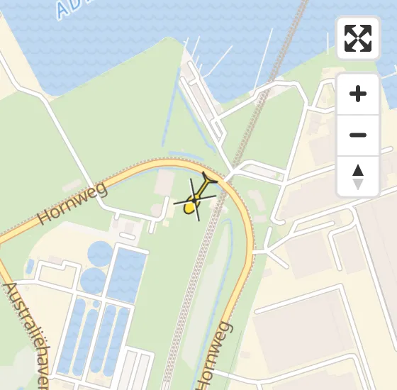 Vlucht Traumahelikopter PH-DOC van Amsterdam Heliport naar Amsterdam Heliport op vrijdag 19 juli 2024 9:07