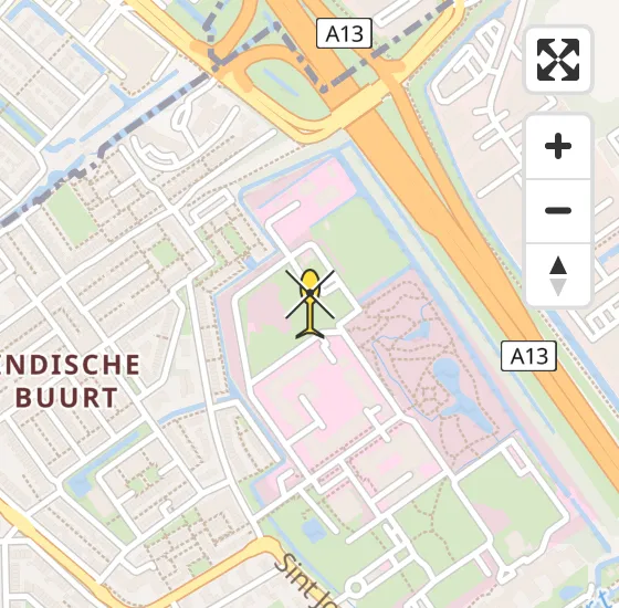 Vlucht Traumahelikopter PH-UMC van Delft naar Delft op vrijdag 19 juli 2024 12:17