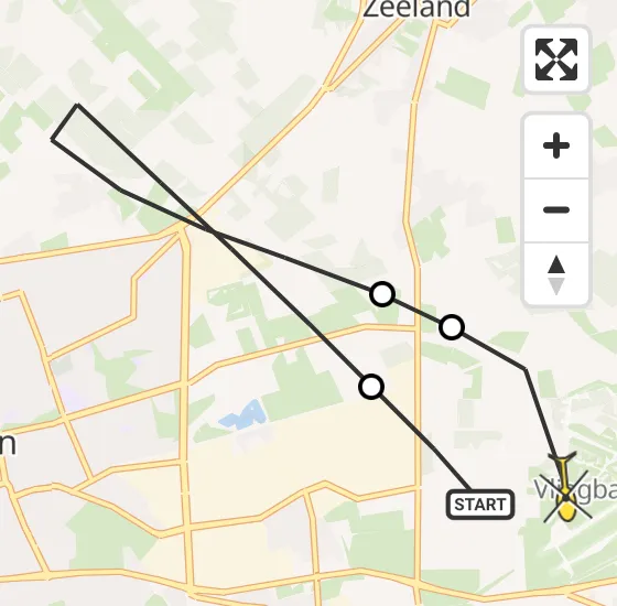Vlucht Traumahelikopter PH-LLN van Vliegbasis Volkel naar Vliegbasis Volkel op vrijdag 19 juli 2024 21:19