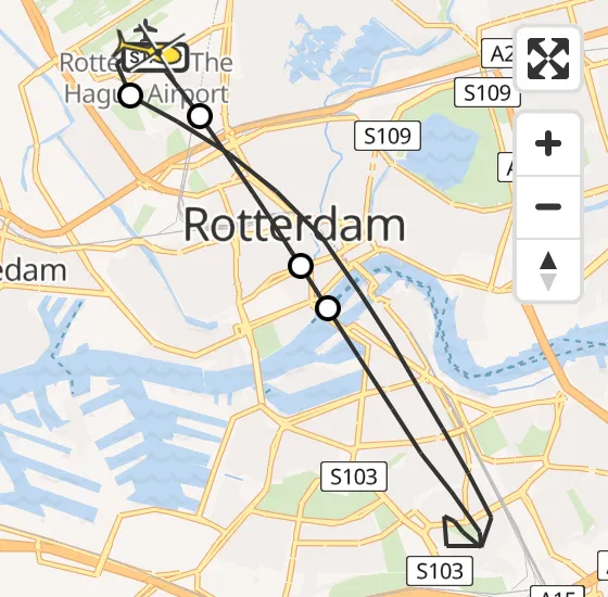 Vlucht Traumahelikopter PH-UMC van Rotterdam The Hague Airport naar Rotterdam The Hague Airport op zaterdag 20 juli 2024 10:29
