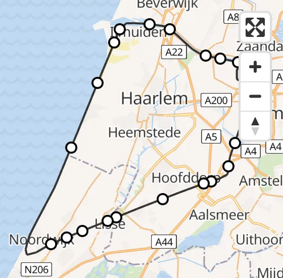 Vlucht Traumahelikopter PH-DOC van Amsterdam Heliport naar Amsterdam Heliport op zondag 21 juli 2024 11:19