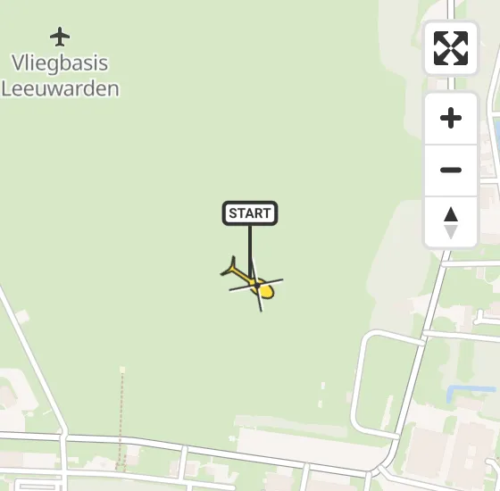 Vlucht Ambulancehelikopter PH-HOW van Vliegbasis Leeuwarden naar Vliegbasis Leeuwarden op vrijdag 26 juli 2024 0:19
