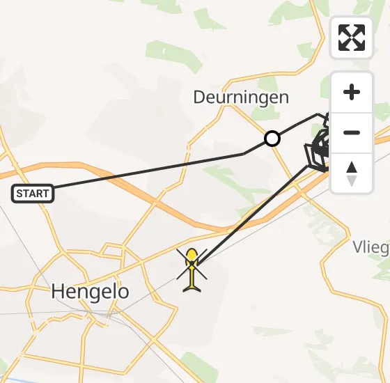 Vlucht Politiehelikopter PH-PXD van Hengelo naar Hengelo op vrijdag 26 juli 2024 12:25