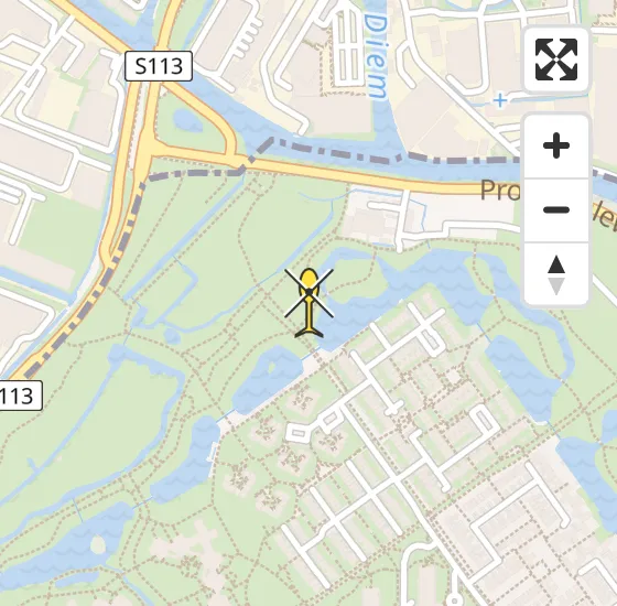 Vlucht Traumahelikopter PH-DOC van Amsterdam naar Amsterdam op vrijdag 26 juli 2024 20:35