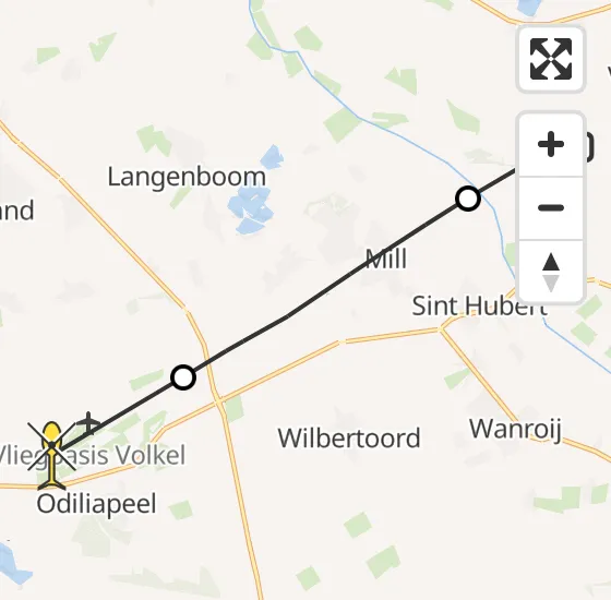 Vlucht Traumahelikopter PH-LLN van Beers NB naar Vliegbasis Volkel op zondag 28 juli 2024 12:24