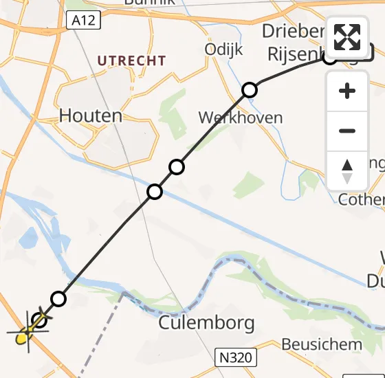 Vlucht Politiehelikopter PH-PXB van Doorn naar Everdingen op maandag 29 juli 2024 16:25