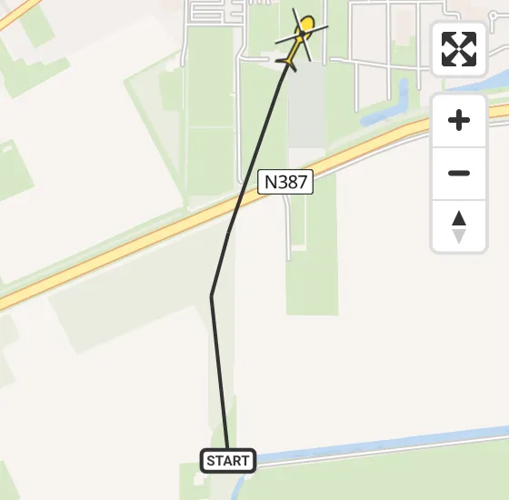 Vlucht Traumahelikopter PH-MAA van Siddeburen naar Siddeburen op dinsdag 30 juli 2024 0:21