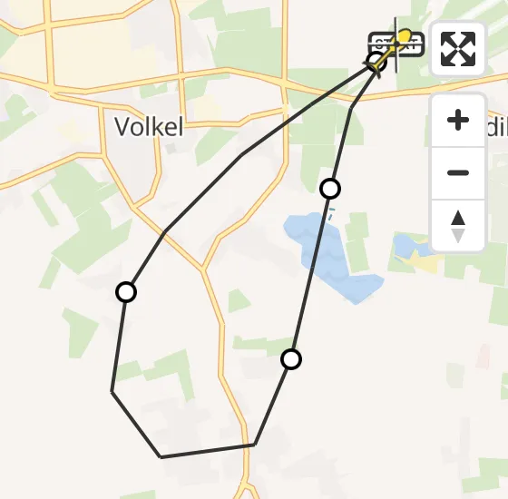 Vlucht Traumahelikopter PH-LLN van Vliegbasis Volkel naar Vliegbasis Volkel op dinsdag 30 juli 2024 15:46
