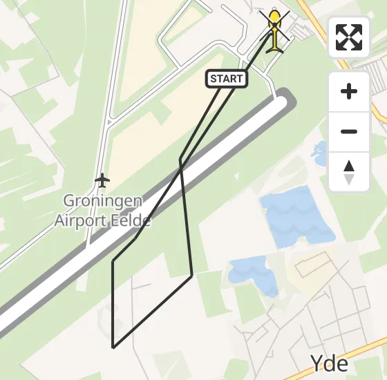 Vlucht Traumahelikopter PH-MAA van Groningen Airport Eelde naar Groningen Airport Eelde op vrijdag 2 augustus 2024 1:06