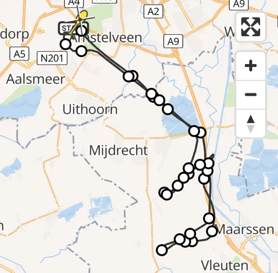 Vlucht Politiehelikopter PH-PXF van Schiphol naar Schiphol op vrijdag 2 augustus 2024 13:31