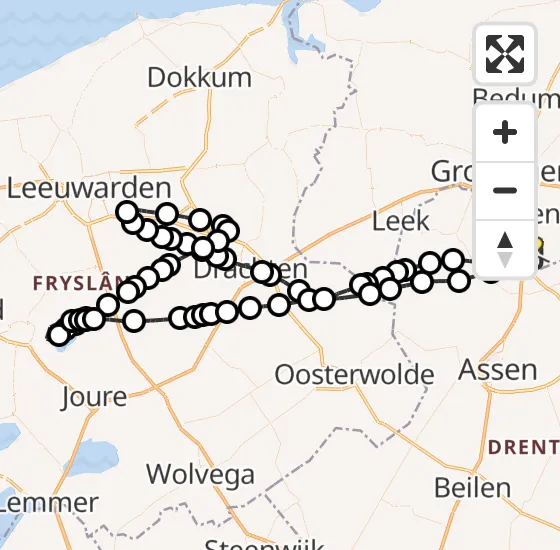 Vlucht Traumahelikopter PH-MAA van Groningen Airport Eelde naar Groningen Airport Eelde op vrijdag 2 augustus 2024 21:21