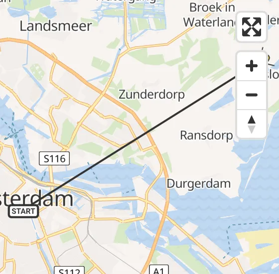 Vlucht Politiehelikopter PH-PXB van Amsterdam naar Amsterdam op zondag 4 augustus 2024 19:45