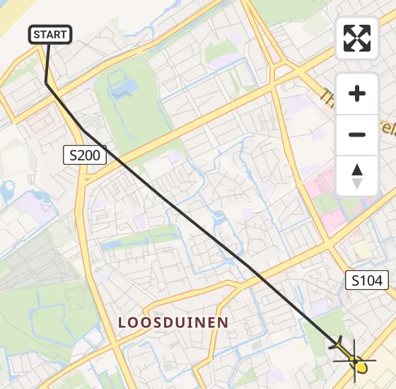 Vlucht Traumahelikopter PH-UMC van Den Haag naar Den Haag op maandag 5 augustus 2024 7:01