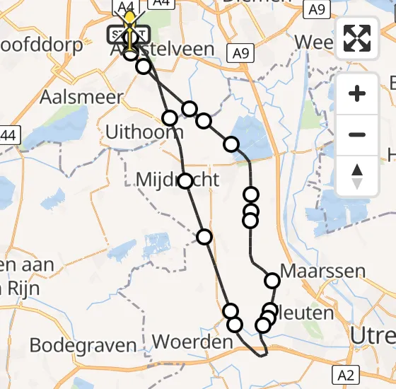 Vlucht Politiehelikopter PH-PXF van Schiphol naar Schiphol op maandag 5 augustus 2024 14:25