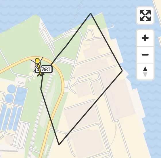 Vlucht Traumahelikopter PH-DOC van Amsterdam Heliport naar Amsterdam Heliport op maandag 5 augustus 2024 16:19