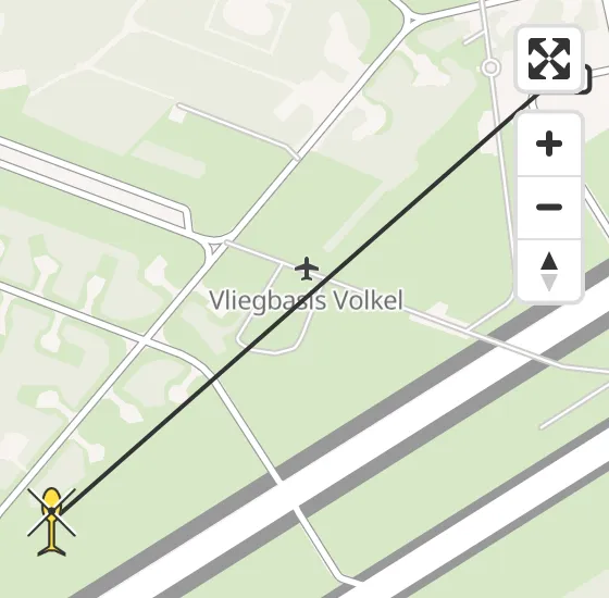 Vlucht Traumahelikopter PH-LLN van Vliegbasis Volkel naar Vliegbasis Volkel op zaterdag 10 augustus 2024 15:18