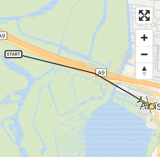 Vlucht Politiehelikopter PH-PXE van Amstelveen naar Amstelveen op zondag 11 augustus 2024 12:28