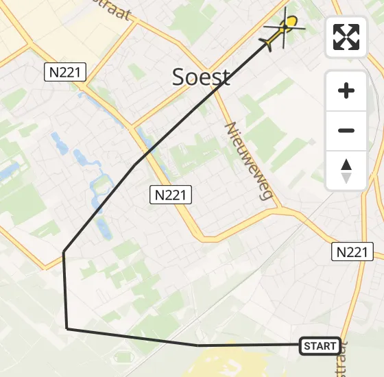 Vlucht Politiehelikopter PH-PXB van Soest naar Soest op zondag 11 augustus 2024 20:58