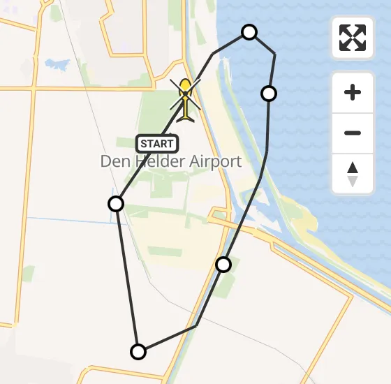 Vlucht Kustwachthelikopter PH-SAR van Vliegveld De Kooy naar Vliegveld De Kooy op maandag 12 augustus 2024 19:10