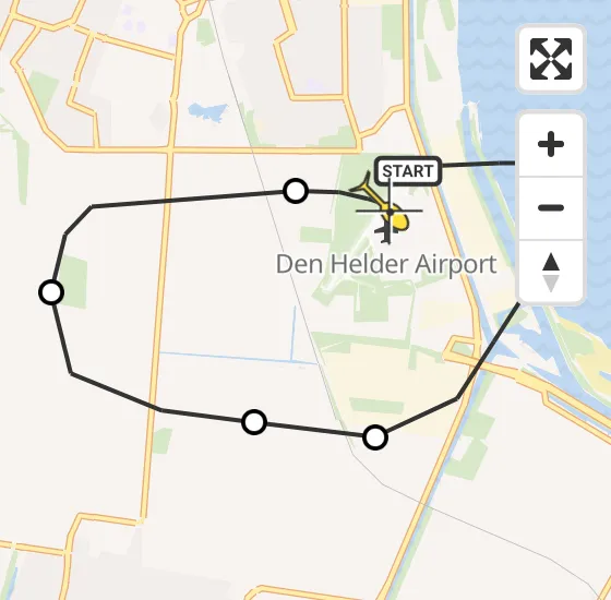 Vlucht Kustwachthelikopter PH-SAR van Vliegveld De Kooy naar Vliegveld De Kooy op maandag 12 augustus 2024 19:21