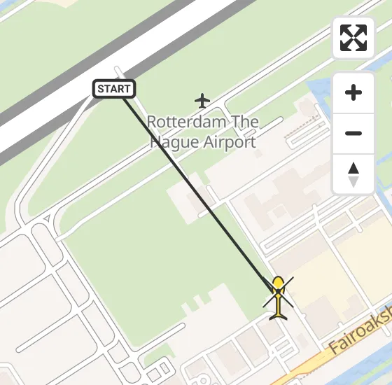 Vlucht Traumahelikopter PH-UMC van Rotterdam The Hague Airport naar Rotterdam The Hague Airport op dinsdag 13 augustus 2024 5:13