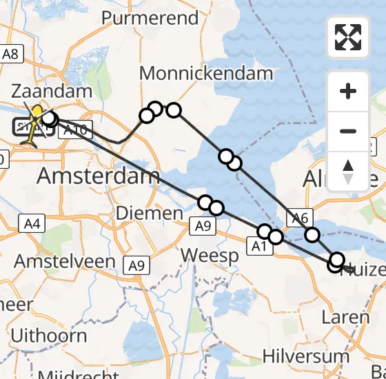 Vlucht Traumahelikopter PH-DOC van Amsterdam Heliport naar Amsterdam Heliport op woensdag 14 augustus 2024 14:56