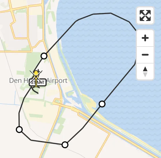 Vlucht Kustwachthelikopter PH-SAR van Vliegveld De Kooy naar Vliegveld De Kooy op donderdag 15 augustus 2024 13:42