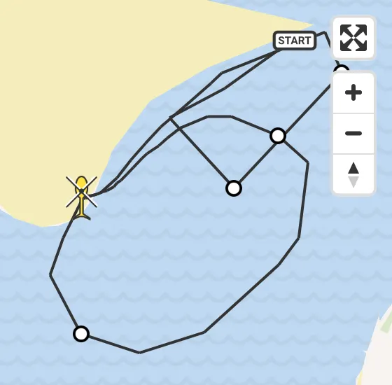 Vlucht Kustwachthelikopter PH-SAR van Den Hoorn naar Den Hoorn op donderdag 15 augustus 2024 18:14