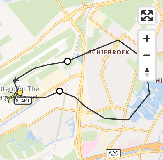 Vlucht Traumahelikopter PH-UMC van Rotterdam The Hague Airport naar Rotterdam The Hague Airport op donderdag 5 september 2024 23:41