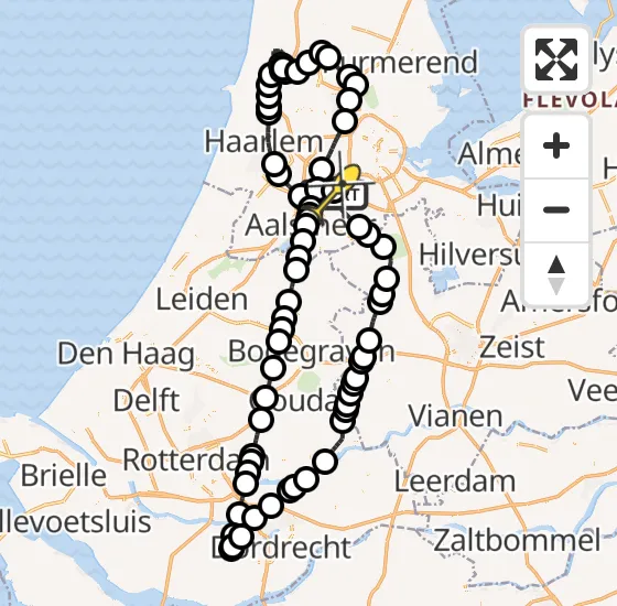 Vlucht Politiehelikopter PH-PXD van Schiphol naar Schiphol op vrijdag 6 september 2024 10:06