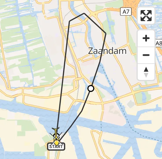 Vlucht Traumahelikopter PH-LLN van Amsterdam Heliport naar Amsterdam Heliport op vrijdag 6 september 2024 17:09