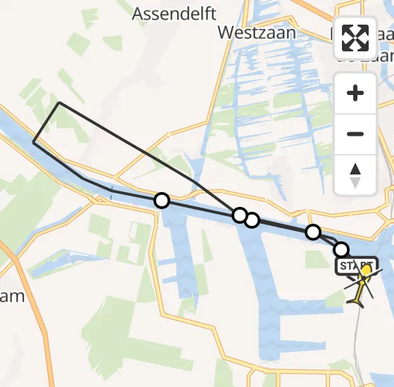 Vlucht Traumahelikopter PH-LLN van Amsterdam Heliport naar Amsterdam Heliport op vrijdag 6 september 2024 19:31