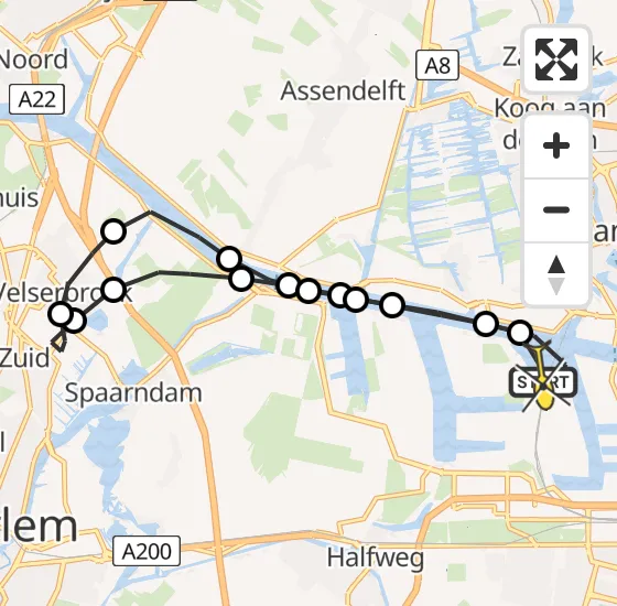 Vlucht Traumahelikopter PH-LLN van Amsterdam Heliport naar Amsterdam Heliport op zaterdag 7 september 2024 11:06