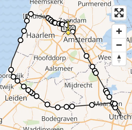 Vlucht Traumahelikopter PH-LLN van Amsterdam Heliport naar Amsterdam Heliport op zaterdag 7 september 2024 19:15