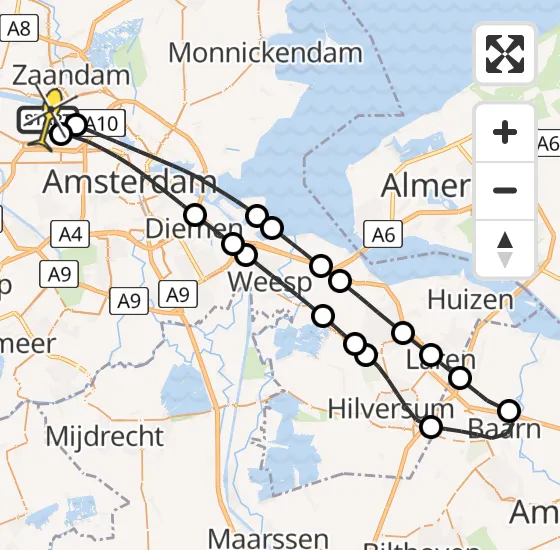 Vlucht Traumahelikopter PH-LLN van Amsterdam Heliport naar Amsterdam Heliport op zaterdag 7 september 2024 23:05