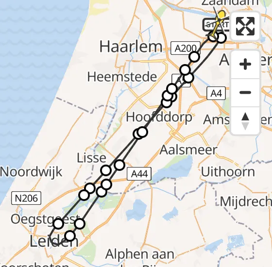 Vlucht Traumahelikopter PH-LLN van Amsterdam Heliport naar Amsterdam Heliport op zaterdag 7 september 2024 23:29