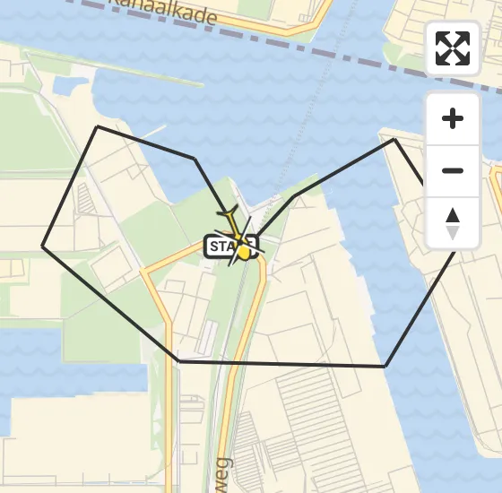 Vlucht Traumahelikopter PH-LLN van Amsterdam Heliport naar Amsterdam Heliport op zondag 8 september 2024 1:00