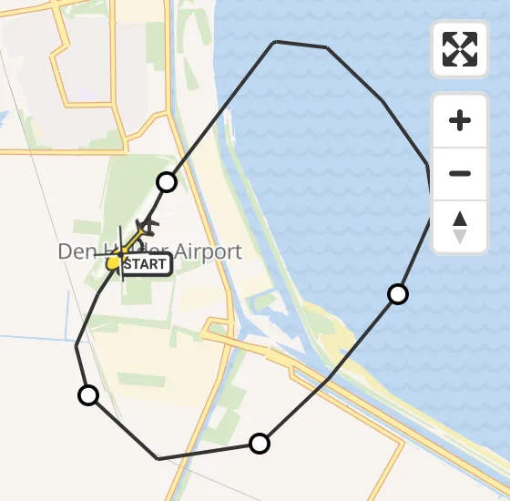 Vlucht Kustwachthelikopter PH-NCG van Vliegveld De Kooy naar Vliegveld De Kooy op dinsdag 10 september 2024 16:42