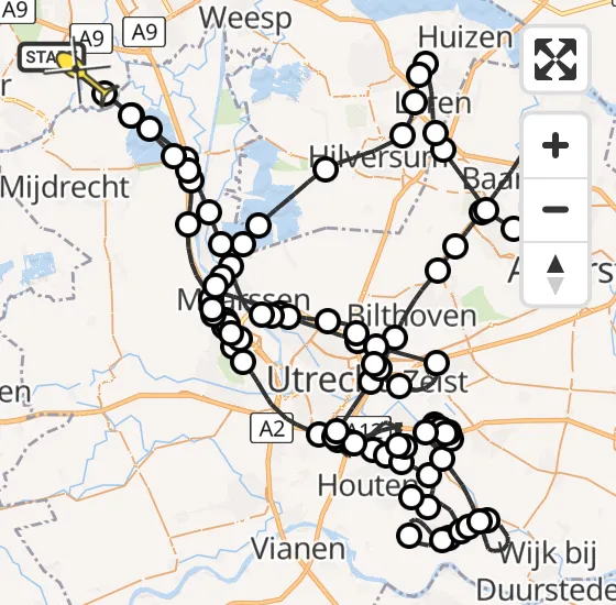 Vlucht Politiehelikopter PH-PXB van Amstelveen naar Ouderkerk aan de Amstel op woensdag 11 september 2024 15:42