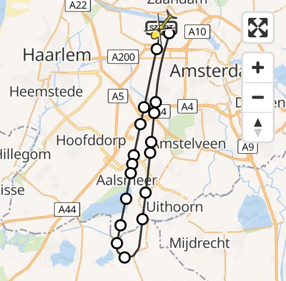 Vlucht Traumahelikopter PH-LLN van Amsterdam Heliport naar Amsterdam Heliport op donderdag 12 september 2024 0:18