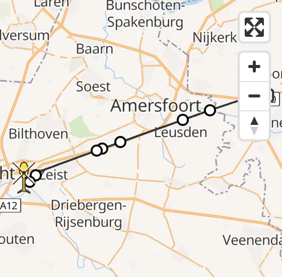 Vlucht Traumahelikopter PH-LLN van Terschuur naar Universitair Medisch Centrum Utrecht op donderdag 12 september 2024 19:39