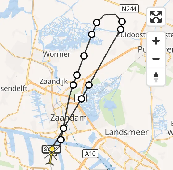 Vlucht Traumahelikopter PH-LLN van Amsterdam Heliport naar Amsterdam Heliport op vrijdag 13 september 2024 7:51