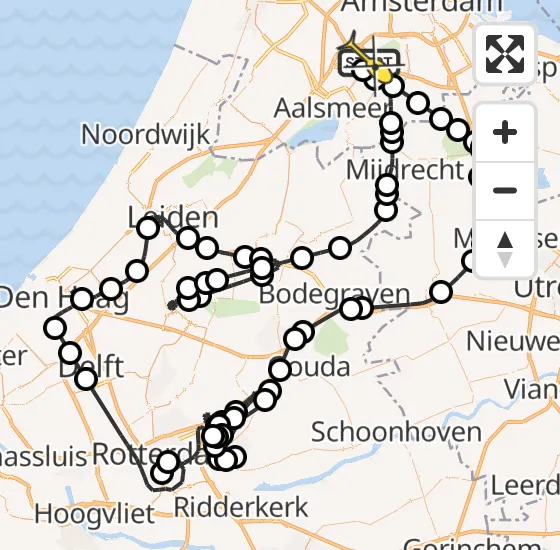 Vlucht Politiehelikopter PH-PXX van Schiphol naar Schiphol op vrijdag 13 september 2024 20:30