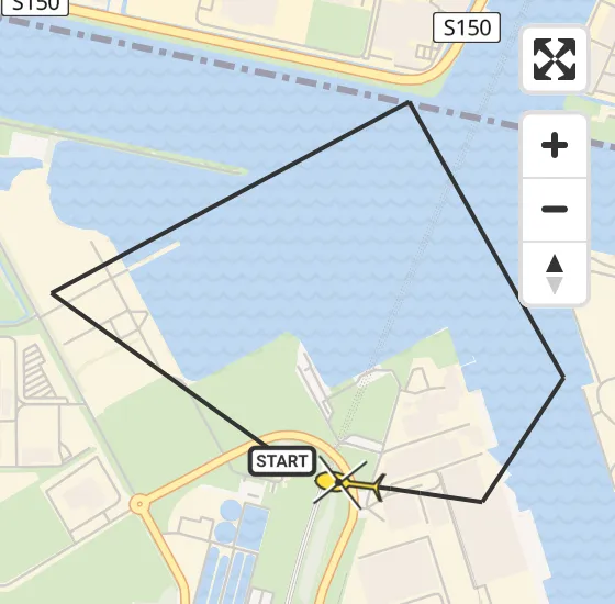 Vlucht Traumahelikopter PH-LLN van Amsterdam Heliport naar Amsterdam Heliport op zaterdag 14 september 2024 18:27