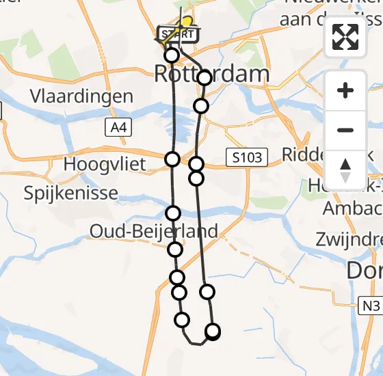 Vlucht Traumahelikopter PH-MAA van Rotterdam The Hague Airport naar Rotterdam The Hague Airport op zaterdag 14 september 2024 20:50